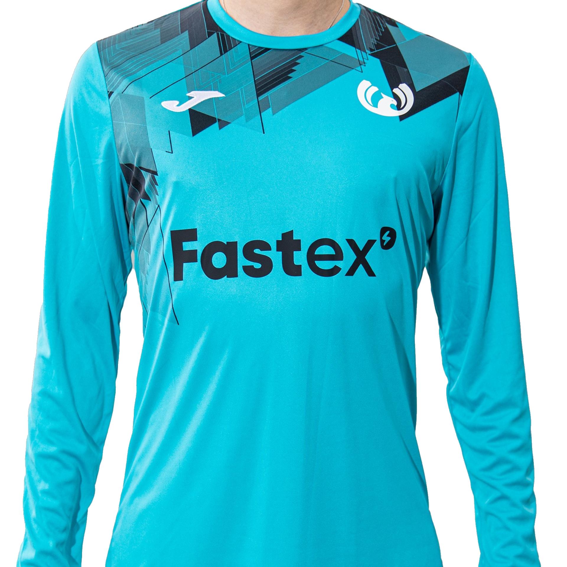 Blue goalkeeper kit